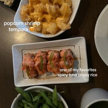 Sushi Fumi - Creamy Rock Shrimp Tempura, spicy tuna crispy rice, Edamame - Sushi Bars Near Me - Los Angeles, California Sushi Fumi - Creamy Rock Shrimp Tempura, spicy tuna crispy rice, Edamame - Sushi Bars Near Me - Los Angeles, California