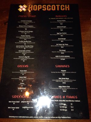 Menu photo 4 Hopscotch Oklahoma City, OK