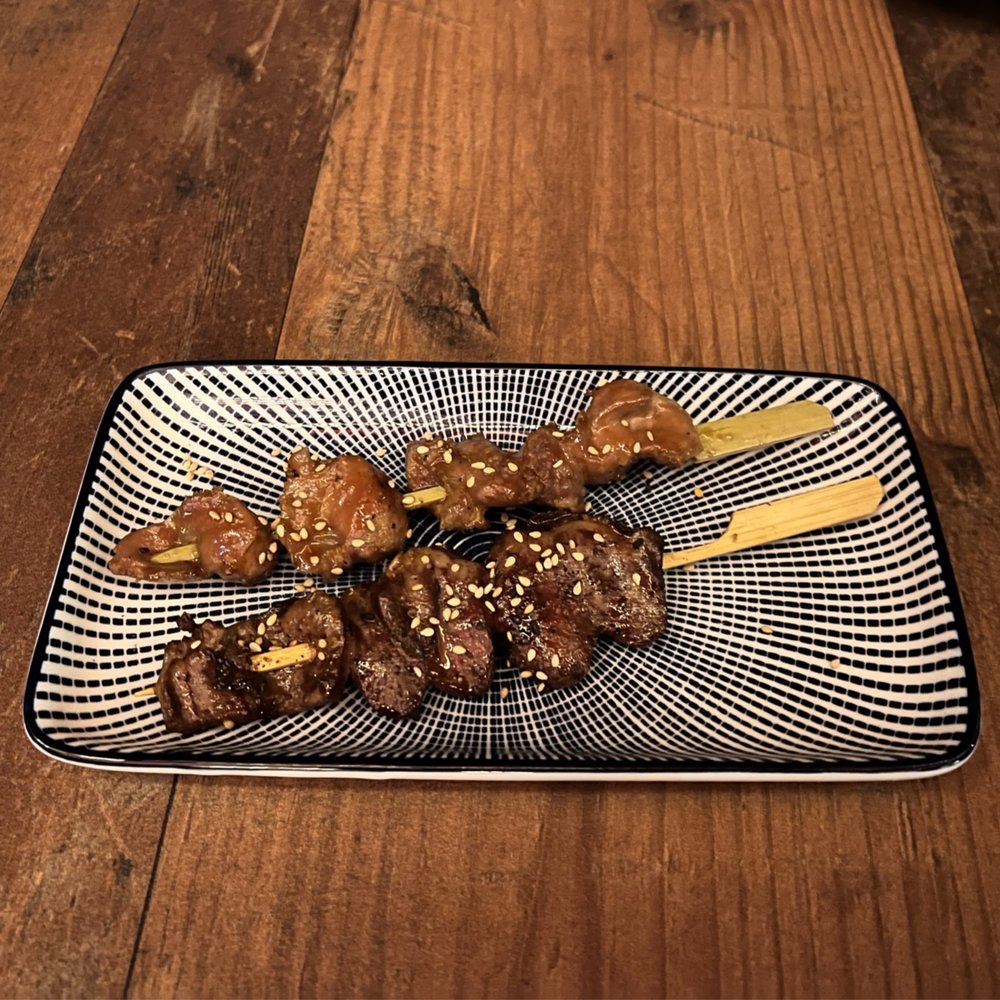Izakaya Shinya - Chicken gizzards and chicken hearts on fire! - Ramen Near Me - Chicago, Illinois