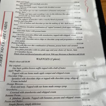 The Pancake House - Menu - Desserts Near Me - Puerto Vallarta, JAL