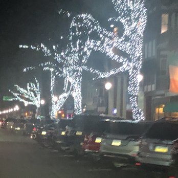 Sherman Theater - Outside lights on the street - Performing Arts Near Me - Stroudsburg, Pennsylvania
