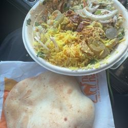 Naf Naf Grill - chicken/steak bowl