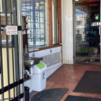 La Casa Bakery and Cafe - Hand washing station - Mexican Near Me - Houston, Texas