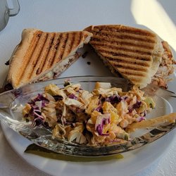 Patty Cakes Cafe & Roasting - Jerk chicken w/Boom Boom Slaw.