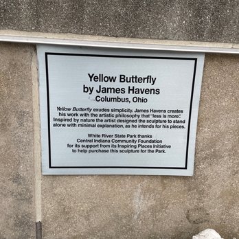 Yellow Butterfly - Public Art Near Me - Indianapolis, Indiana Yellow Butterfly - Public Art Near Me - Indianapolis, Indiana