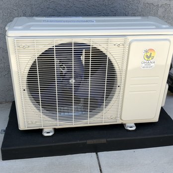 Ohana HVAC - Condenser on absorption pad. Clean! - Heating & Air Conditioning/HVAC Near Me - Cerritos, California Ohana HVAC - Condenser on absorption pad. Clean! - Heating & Air Conditioning/HVAC Near Me - Cerritos, California