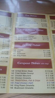 Menu photo 6 Golden Dragon Bowmore, AGB
