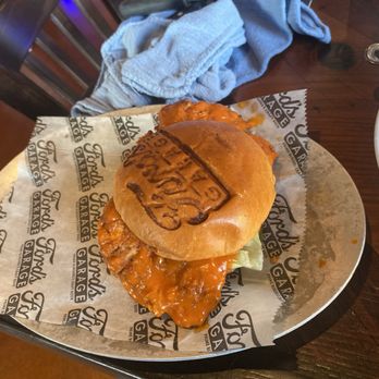 Ford's Garage Oviedo - Buffalo chicken sandwich - Burgers Near Me - Oviedo, Florida Ford's Garage Oviedo - Buffalo chicken sandwich - Burgers Near Me - Oviedo, Florida