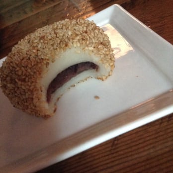 Zilla Sake - Red bean paste Mochi. It was really good. Would recommend. - Sushi Bars Near Me - Portland, Oregon Zilla Sake - Red bean paste Mochi. It was really good. Would recommend. - Sushi Bars Near Me - Portland, Oregon