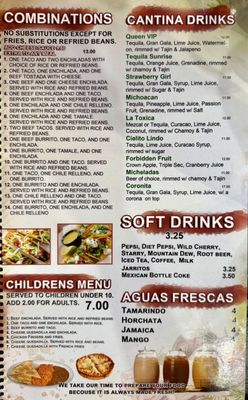 Menu photo 5 King & Queen Cantina Alabaster, AL