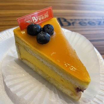 Breeze Bakery Cafe - Cherry Mango Mousse Cake - Bakeries Near Me - Annandale, Virginia