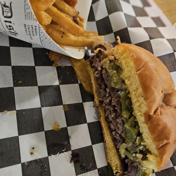 Stackers Burger - Green Chile double - Burgers Near Me - Albuquerque, New Mexico