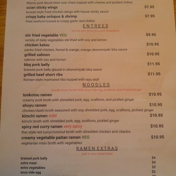 Alkaline - Menu - Ramen Near Me - Norfolk, Virginia