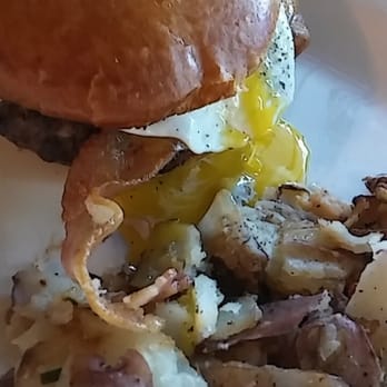 The Pan - Their AMAZING breakfast burger - Pizza Near Me - Gardena, California The Pan - Their AMAZING breakfast burger - Pizza Near Me - Gardena, California