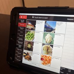 IPad you order on for all you can eat!