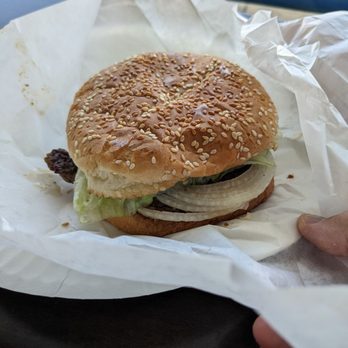 Olympic Burger - teriyaki bulgogi hamburger, the sweetness of the beef and the lightness of the pickles and everything it works really well together. - Burgers Near Me - Los Angeles, California Olympic Burger - teriyaki bulgogi hamburger, the sweetness of the beef and the lightness of the pickles and everything it works really well together. - Burgers Near Me - Los Angeles, California