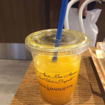 Paris Baguette - Fresh squeezed OJ, refreshing! - Coffee & Tea Near Me - Brooklyn, New York