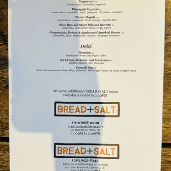 Bagalis - Bagalis Pizza menu - Italian Near Me - Frisco, Colorado