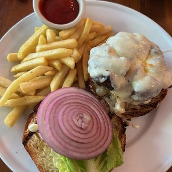 White Radish - Burger with Fries - New American Near Me - Forest Hills, New York White Radish - Burger with Fries - New American Near Me - Forest Hills, New York