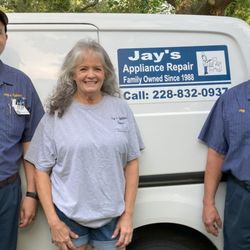 Jay's Appliance Repair - Our crew, Ian, Michella and of course Jay.