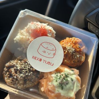 Neko Yubu - Buttery Crab, kimchi bacon, beef bulgogi, and fresh salmon - Korean Near Me - Dallas, Texas Neko Yubu - Buttery Crab, kimchi bacon, beef bulgogi, and fresh salmon - Korean Near Me - Dallas, Texas