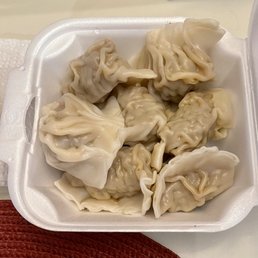 Steamed dumplings (scored one extra) Steamed dumplings (scored one extra)