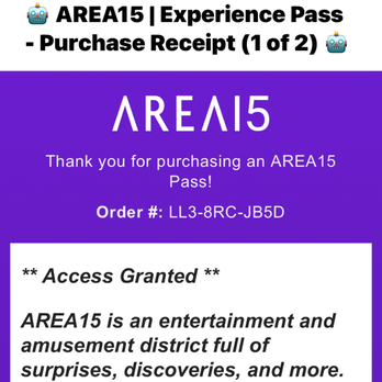 AREA15 - see time stamp 7:11pm and teenagers need to be gone by 9pm on saturday so we left to return sunday - Venues & Event Spaces Near Me - Las Vegas, Nevada AREA15 - see time stamp 7:11pm and teenagers need to be gone by 9pm on saturday so we left to return sunday - Venues & Event Spaces Near Me - Las Vegas, Nevada