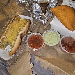 Choriperro Empanadas Arepa de choclo Choriperro Empanadas Arepa de choclo