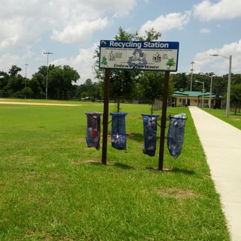 Jonesville Park - Recycling station at the baseball field. - Parks Near Me - Gainesville, Florida