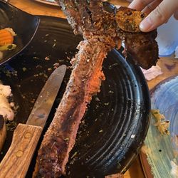 Dixie Saloon - 1/3 of the steak was this. Costs $40.