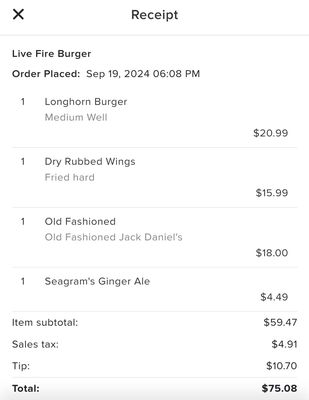 Live Fire Burger by null