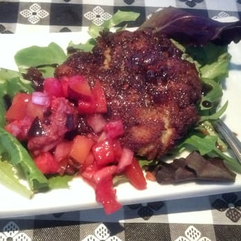 Foglight Foodhouse - Crab cake -- had a sweet molasses glaze that was definitely a flavor profile I'd never had before. I liked it! - Southern Near Me - Walling, Tennessee