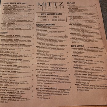 Mittz Kitchen - the menu of the restaurant - Gastropubs Near Me - Kamloops, British Columbia Mittz Kitchen - the menu of the restaurant - Gastropubs Near Me - Kamloops, British Columbia