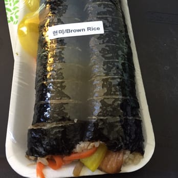 The Fresh Roll House - Fish cake with brown rice, 6 bucks - Korean Near Me - Irvine, California The Fresh Roll House - Fish cake with brown rice, 6 bucks - Korean Near Me - Irvine, California