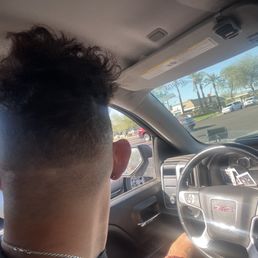 Fade line not faded at all Fade line not faded at all