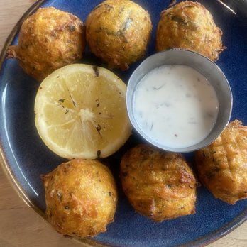 Mykonos Meze - Zucchini cakes - Bars Near Me - Burlingame, California