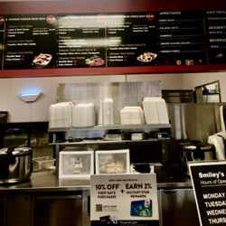 Smiley's Kitchen Mediterranean Grill - Menu