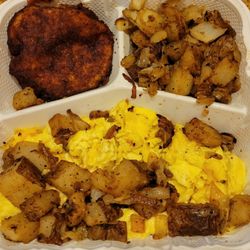Ardmore Carry Out - Salmon Cake Breakfast!! #GootEats