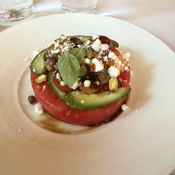 Crossroads Kitchen - Watermelon salad - Vegan Near Me - Los Angeles, California Crossroads Kitchen - Watermelon salad - Vegan Near Me - Los Angeles, California