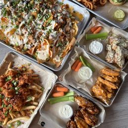 a variety of food
