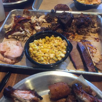 Q-BBQ - Sharing the Papa Q platter. Feeds more like 3-4 people. If just 2 people, you will have leftovers for days! - Barbeque Near Me - Naperville, Illinois Q-BBQ - Sharing the Papa Q platter. Feeds more like 3-4 people. If just 2 people, you will have leftovers for days! - Barbeque Near Me - Naperville, Illinois