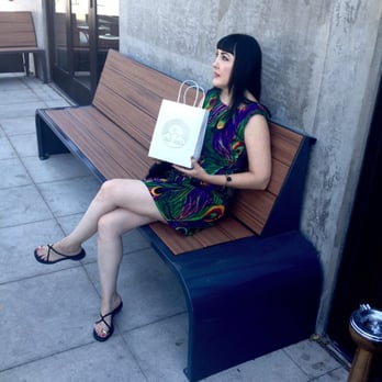 WAL Public Market - Bambi "vanna-white's" the stylish comfortable exterior benches at WAL Public Center - Art Galleries Near Me - Sacramento, California
