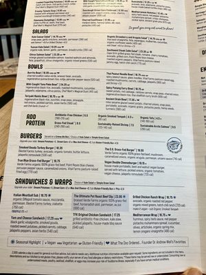 Menu photo 3 True Food Kitchen Reston, VA