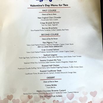 Parkers' Lighthouse - Valentine's Day Menu - Seafood Near Me - Long Beach, California Parkers' Lighthouse - Valentine's Day Menu - Seafood Near Me - Long Beach, California