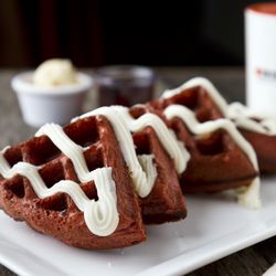 Daily Jam - Breakfast & Brunch Restaurant - Red Velvet Waffles! Awarded best in AZ by Food Network!