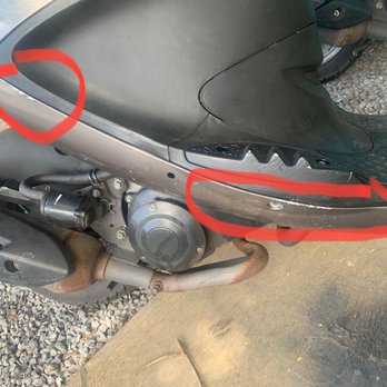 Island Motion - After picture-$500 in damages? - Scooter Rentals Near Me
