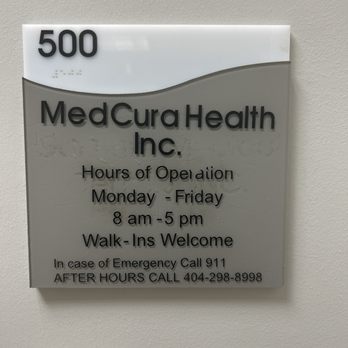 MedCura Health - Business Hours - Medical Centers Near Me - Atlanta, Georgia MedCura Health - Business Hours - Medical Centers Near Me - Atlanta, Georgia