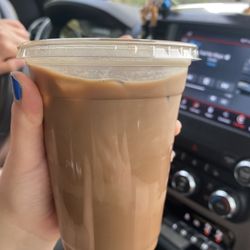 Upper Park Coffee Co - Hazelnut truffle mocha latte w/ extra shot of espresso