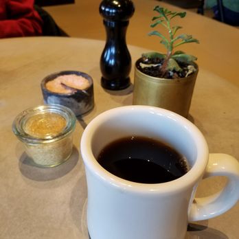 Five5eeds - Pink salt and raw sugar on table - Coffee & Tea Near Me - Park City, Utah