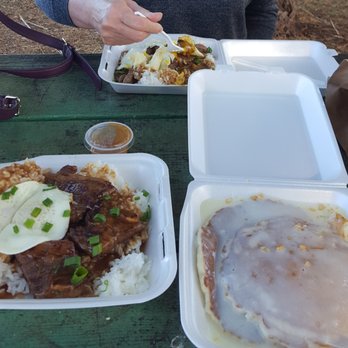808 Grindz Cafe - Short Rib moco with white rice. Macadamia nut pancakes. Steak moco - Cafes Near Me - Lahaina, Hawaii 808 Grindz Cafe - Short Rib moco with white rice. Macadamia nut pancakes. Steak moco - Cafes Near Me - Lahaina, Hawaii